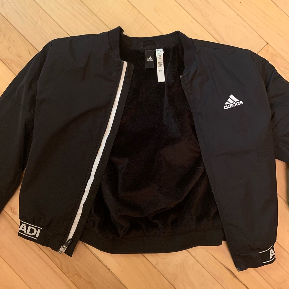 Adidas Black Bomber Jacket